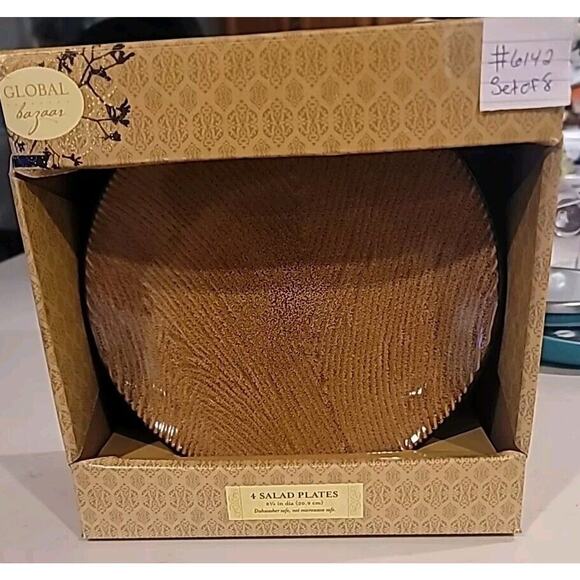 Gibson Better Homes And Garden Salad Plates Set Of 8 8 1/4 In New - Picture 6 of 6